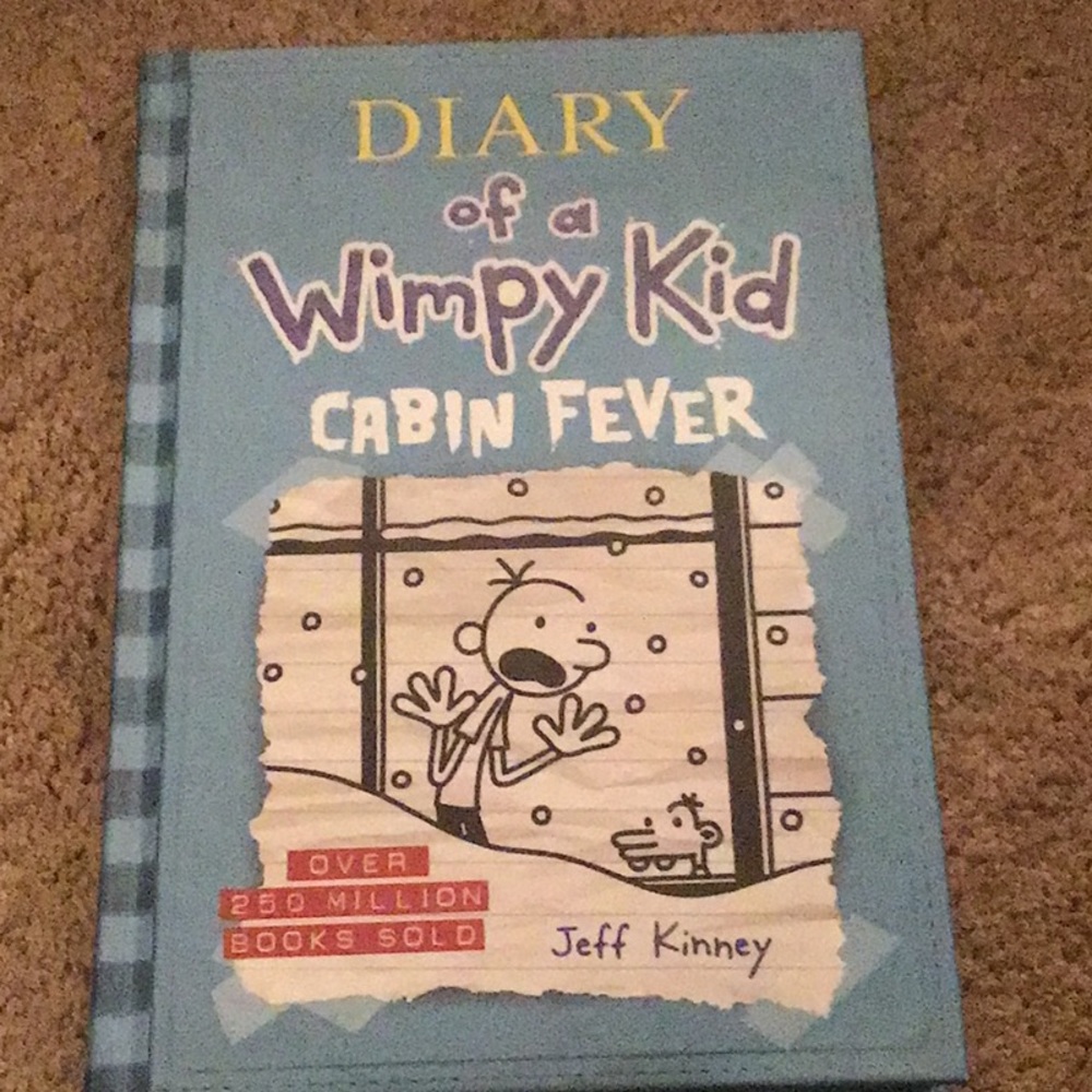 Diary of a wimpy kid “Cabin Fever” book 6 hardcover New